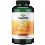 Swanson Vitamín B1 Thiamin 100 mg 250 kapslí – Hledejceny.cz