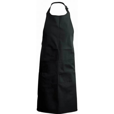 Kariban Zástěra s laclem K885 Black – Zboží Dáma