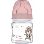 Canpol Babies lahev se širokým hrdlem Bonjour Paris růžová 120ml – Zboží Dáma