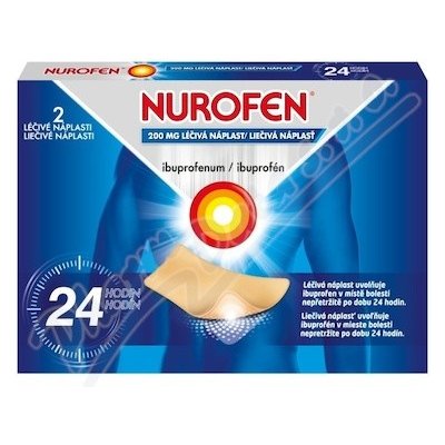 Nurofen 200 mg léčivé náplasti 2 ks