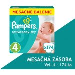 Pampers Active Baby 4 174 ks – Sleviste.cz