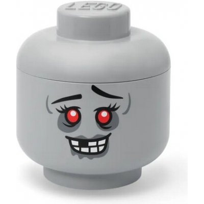 LEGO VELKÁ HLAVA ZOMBIE ŠEDÁ L 8,5L 40320822 – Zboží Dáma