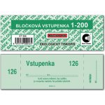 Baloušek Tisk ET305 Bločková vstupenka 1-200 čísel – Hledejceny.cz