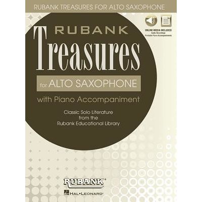 Rubank Treasures for Alto Saxophone: Book with Online Audio Stream or Download Voxman H.Paperback – Zboží Mobilmania