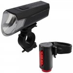 Fischer Fahrrad Led set černá – Zboží Mobilmania