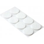 Walteco Filcové podložky, průměr 30mm, samolepicí, bílé, 32 ks , 84941 – Sleviste.cz