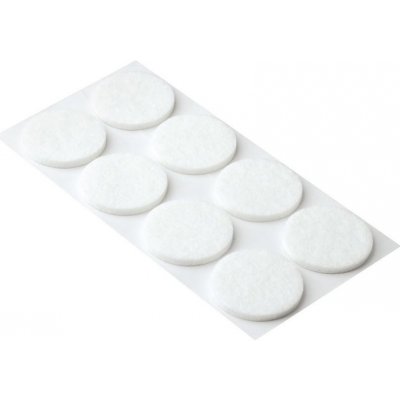 Walteco Filcové podložky, průměr 30mm, samolepicí, bílé, 32 ks , 84941 – Sleviste.cz