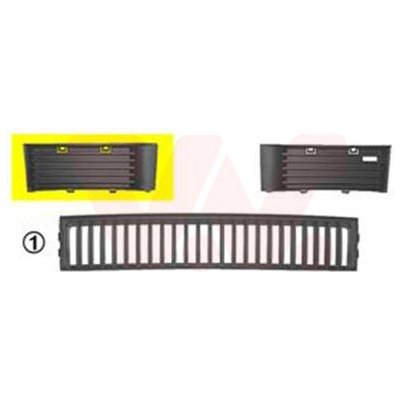 Větrací mřížka, nárazník VAN WEZEL 7625592 – Hledejceny.cz