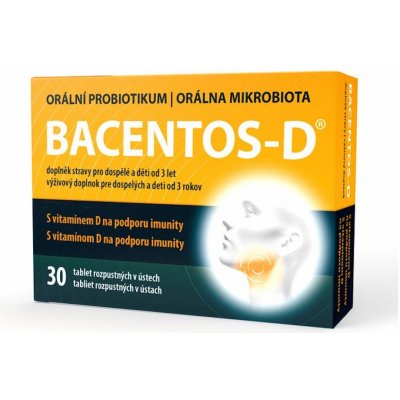 Bacentos-D orální probiotikum 30 tablet – Zboží Mobilmania