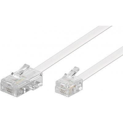 Goobay 93061 telefonní RJ45 - RJ11, 3m, bílý – Zboží Živě