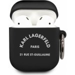 Karl Lagerfeld AirPods cover Silicone RSG KLACA2SILRSGBK – Zboží Živě