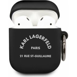 Karl Lagerfeld AirPods cover Silicone RSG KLACA2SILRSGBK