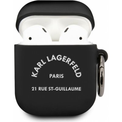 Karl Lagerfeld AirPods cover Silicone RSG KLACA2SILRSGBK – Zboží Živě