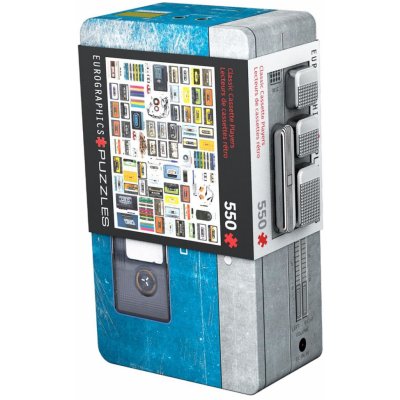 EUROGRAPHICS v plechové krabičce Kazetový přehhrávač 550 dílků – Hledejceny.cz