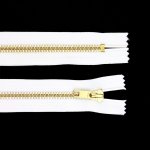 Kovový zip nedělitelný 12 cm, Ø 6 mm bílý – Zboží Mobilmania