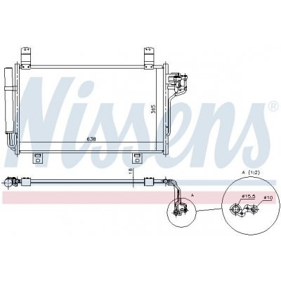 Chladič klimatizace NISSENS 940326 | Zboží Auto