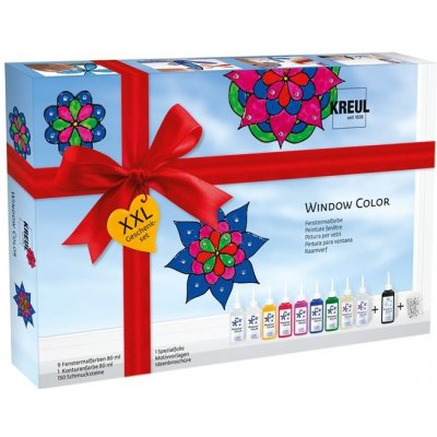 Kreul Barvy na sklo Set XXL – Zboží Dáma
