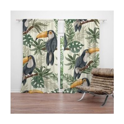 Sablio Závěs Tukan: 2ks 140x250cm – Hledejceny.cz