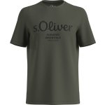 S.Oliver LOGO T-NOOS pánské tričko khaki – Zboží Mobilmania