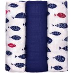 T-TOMI BIO bambusové 70 x 70 cm fish 3 ks – Sleviste.cz