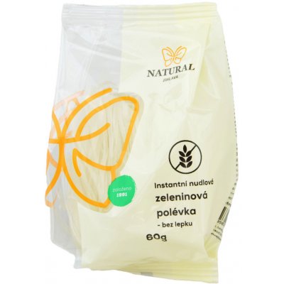 Natural Jihlava INSTANTNÍ POLÉVKA ZELENINOVÁ nudlová bez lepku 60 g – Zboží Mobilmania