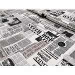 Bavlna - metráž - noviny – Zboží Mobilmania