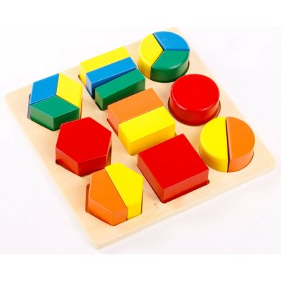 Montessori geometrický tác – Zboží Dáma