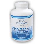 FitSport Nutrition BCAA MAX 4:1:1 + L-Glutamine 240 kapslí – Zbozi.Blesk.cz