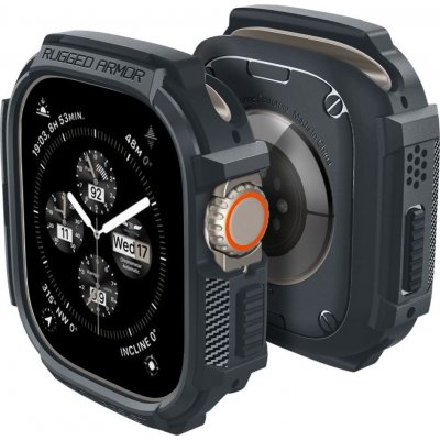 SPIGEN Rugged Armor, dark gray - Apple Watch Ultra 2/1 49mm ACS07385 – Zboží Živě