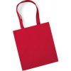 Nákupní taška a košík Westford Mill Nákupní taška WM261 Classic Red 38x42 cm