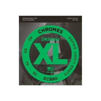 D'ADDARIO ECB80 Chromes Super Light - .040 - .095 – Zbozi.Blesk.cz