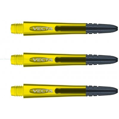 Winmau Vecta plastové s hliníkovým Topem žluté intermediate – Zboží Dáma