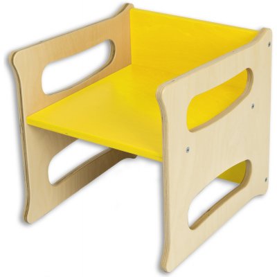 Hajdalánek židle TETRA 3v1 bříza žlutá TETRANATURZLUTA – Zboží Mobilmania
