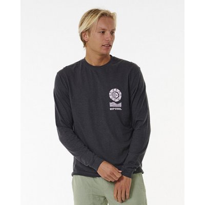 Rip Curl SWC LINES L/S TEE Washed Black