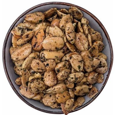 iPlody Mandle Valencie loupané pražené solené s bylinkami 150 g – Zboží Dáma