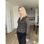 About You zavinovací černá s květinami – Sleviste.cz