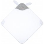 Canpol babies Měkká osuška s šedou kapucí a ušima 100x100cm KRÁLÍČEK – Zboží Dáma