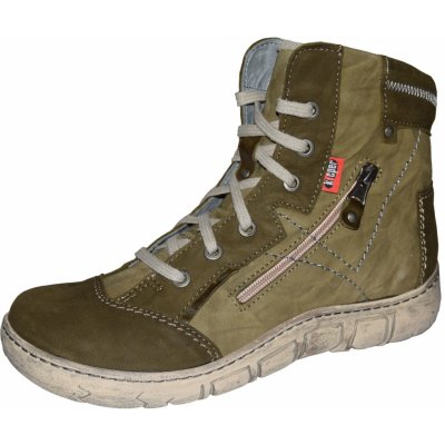 Kacper dámská zimní obuv 4-0541 zelená – Sleviste.cz