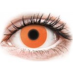 MaxVue Vision Crazy čočky UV Glow Orange svítící roční 2 ks – Hledejceny.cz