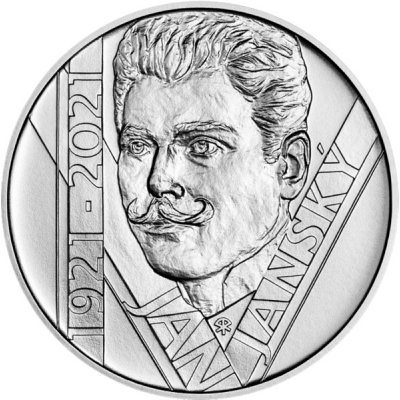 Česká mincovna Stříbrná mince 200 Kč Jan Janský 2021 Standard 13 g – Zboží Mobilmania