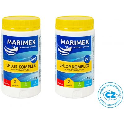 Marimex Chlor Komplex 5v1 2x1 kg – Zboží Dáma