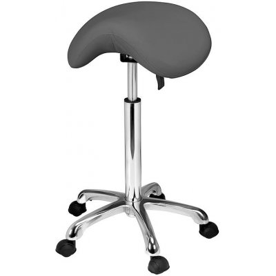 Weelko kosmetický taburet 1022A židle šedá – Zboží Dáma