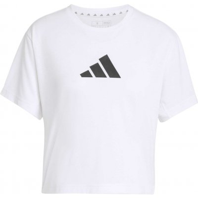 adidas Dámské sportovní triko WE BL TEE Bílá Černá – Hledejceny.cz