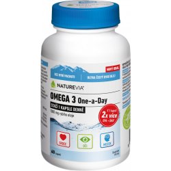 Swiss NatureVia Omega 3 One a Day 60 kapslí