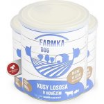 Sokol Falco Farmka Dog kusy lososa v hovězím 800 g – Zbozi.Blesk.cz