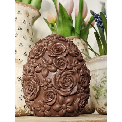 Dekorace čokoládové vejce s květy Egg Ø 11*14 cm – Hledejceny.cz