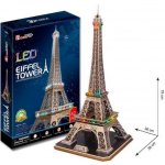 CubicFun 3D puzzle Eiffelova věž se světlem 82 ks – Hledejceny.cz