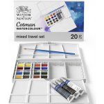 Akvarelová sada Plus 16 pánv.+ 3x8ml Cotman – Hledejceny.cz