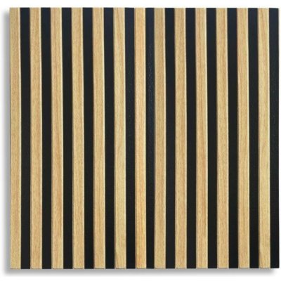 Impol Trade samolepící panely PE2 66,5 x 66,5 cm lamely světle hnědé 1ks – Sleviste.cz