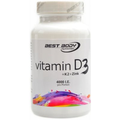 Best Body nutrition Vitamin D3 + K2 + zinc 80 tablet – Hledejceny.cz